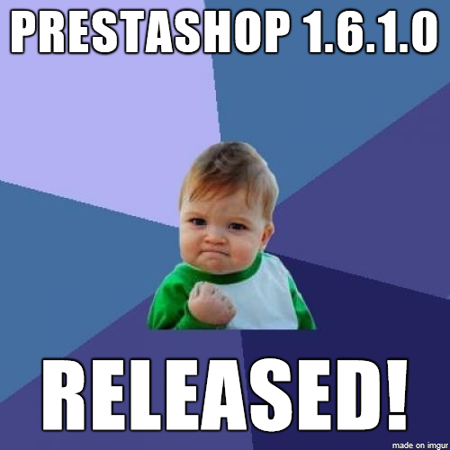 Prestashop 1.6.1.0 Success Kid